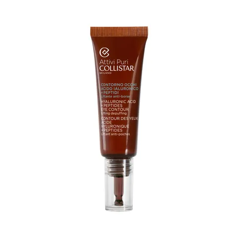 Collistar Attivi Puri Contorno Occhi Acido Ialuronico + Peptidi, Siero Gel Concentrato