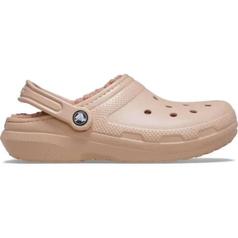 Crocs Zoccolo Unisex Adulto, Foderato Classico, Rosa Caramello, Taglia 38 da Uomo / 38 da