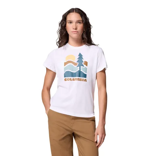 Columbia Ruby Springs Graphic Fitted SS, Una comoda t-shirt che si muove con te