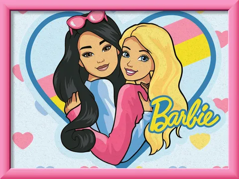 Ravensburger CreArt: Barbie Amiche per Sempre - Dipingere con i Numeri per Bambini 9+