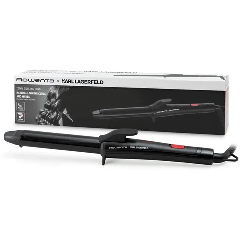 Rowenta x Karl Lagerfeld CF321L Ferro Arricciacapelli, 25 mm, Rivestimento Cheratina