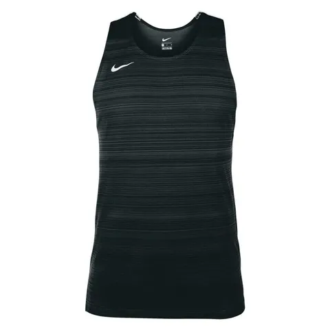 Nike NT0300-010 Mens Nike Stock Dry Miler Singlet Canottiera Uomo Black/White Taglia XL