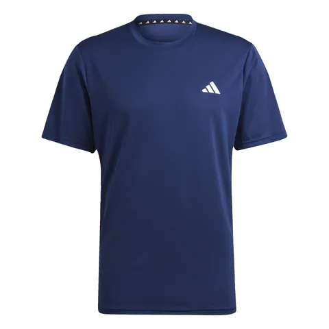 adidas Uomo Train Essentials Training Shirt, Dark Blue/White, 4XL