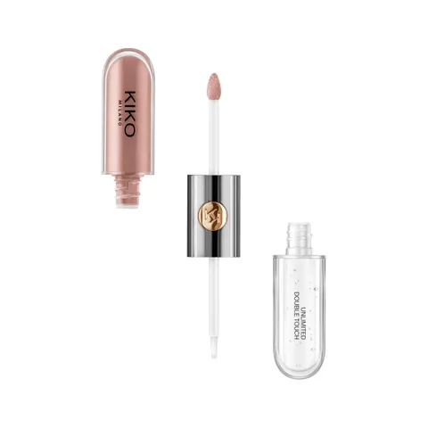 KIKO Milano Unlimited Double Touch 130 | Rossetto Liquido In 2 Step, Finish Luminoso
