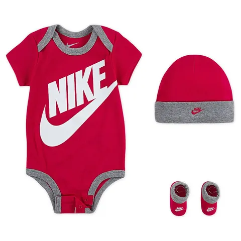 Nike Futura Logo Box Set per bimba Rush Pink 0/6 mesi