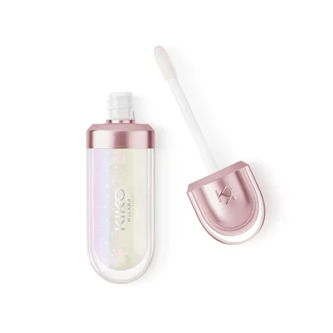 KIKO Milano 3D Hydra Lip Oil 01, Olio Idratante Per Le Labbra, 01 Milky Way