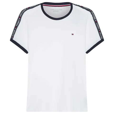 Tommy Hilfiger RN Tee SS Um0um00562, Magliette a Maniche Corte Uomo, Bianco (White), S