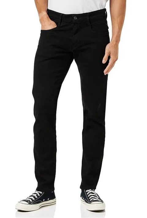 Replay Anbass Jeans, Uomo, Nero (098 Black), 34W / 32L