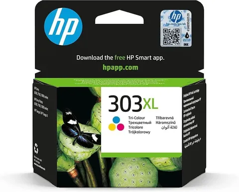 HP 303XL Tricromia, T6N03AE, Cartuccia Originale da 415 Pagine, Alta Capacità