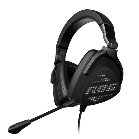 ASUS ROG Delta S Animate, Cuffie da Gaming Cablate, Connessione con Cavo USB-A e USB-C