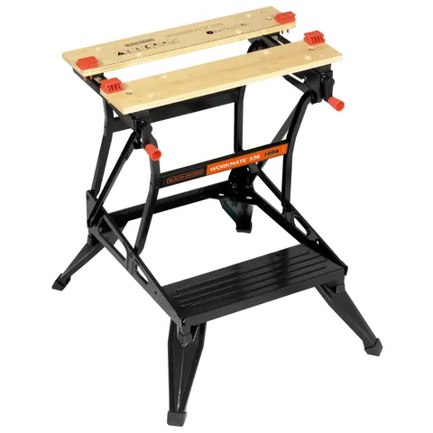 Black+Decker Workmate 536 Banco da lavoro a doppia altezza, WM536-XJ