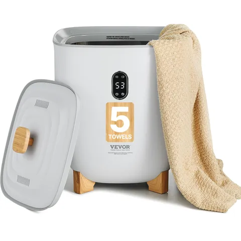 Vevor Scaldasalviette Capienza 25 Litri con Schermo LED, Scaldacoperte per Bagno, 4