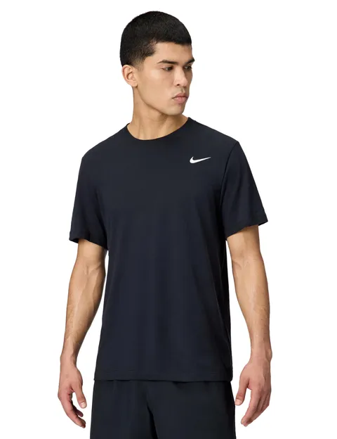 Nike M Nk Dry Tee Dfc Crew Solid Uomo, Black/White, XL, Petto (cm) 104 - 114; Vita (cm)