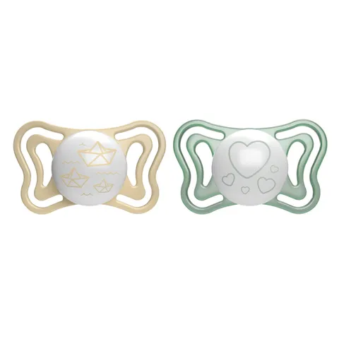 Chicco PhysioForma Succhietto Light Lumi, Succhietto Luminescente al Buio, Ciuccio 2-6