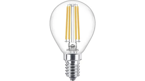 Philips LED Filamento E14 6,5W (Bianca Calda)