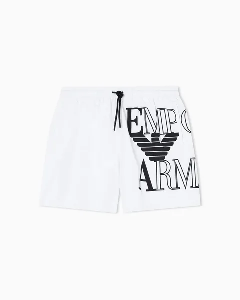 Emporio Armani Boxer Uomo Bold Logo Bianco M