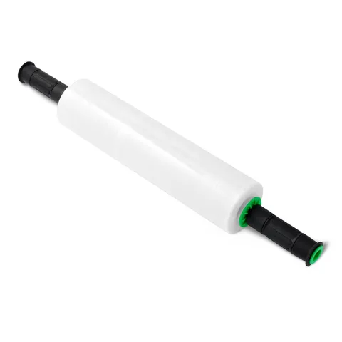 Amazon Basics Rotolo di Pellicola Elastica, 38,1 cm x 304,8 m, 1 Rotolo con 2 Manici