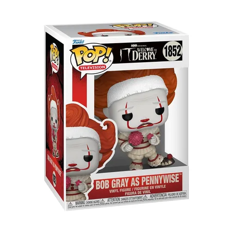 Funko POP! Television: IT - Welcome to Derry - Bob Gray as Pennywise - Figura in vinile