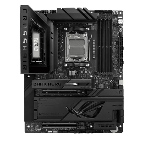 ASUS ROG Crosshair X870E DARK HERO, Scheda Madre AMD ATX, 20+2+2 Fasi di Alimentazione, Slot DDR5, Ethernet Realtek 10Gb, Wi-Fi 7, 5 Slot M.2, PCIe 5.0, USB4, USB-C, ASUS AI Advisor, Nera