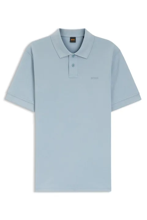 Boss Polo da Uomo, Light/Pastel Blue 458, S