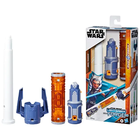Star Wars Hasbro Lightsaber Forge Kyber Core, Spada Laser Bianca Personalizzabile di