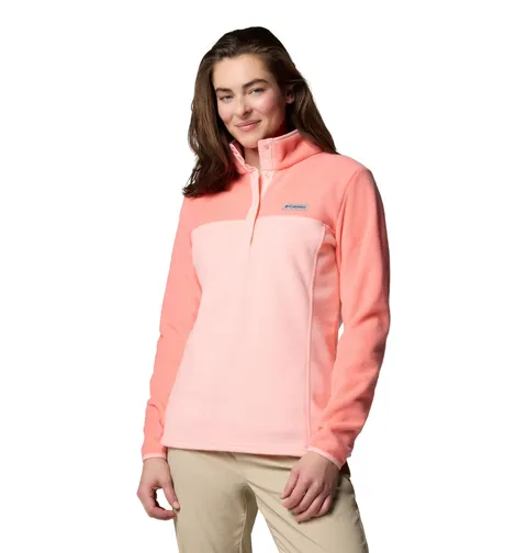 Columbia Benton Springs 1/2 Snap Pull Over 2, Pull Over in pile Donna, Sabbia