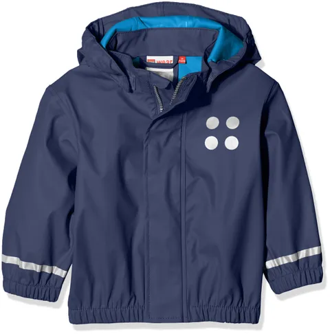 LEGO Wear Duplo Justice 101 Giacca Impermeabile, Bambino, Dark Navy, 104