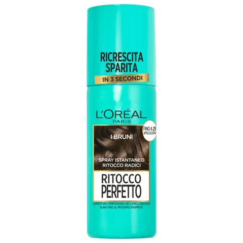 L'Oréal Paris Spray Ritocco Perfetto, Spray Istantaneo per Radici e Capelli Bianchi