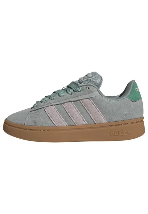 adidas Donna Grand Court Alpha 00S Shoes, Wonder Sage/Ice Purple/Gum10, 37 1/3 EU
