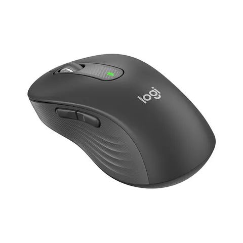 Logitech Signature M650 L Mouse wireless - Per mani grandi, Durata Batteria 2 anni, Clic Silenziosi, Tasti Personalizzabili, Bluetooth, per PC/Mac/Più dispositivi/Chromebook - Grafite