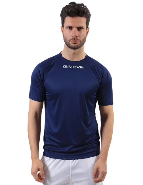 Givova Shirt Capo Interlock Blu Tg. XL