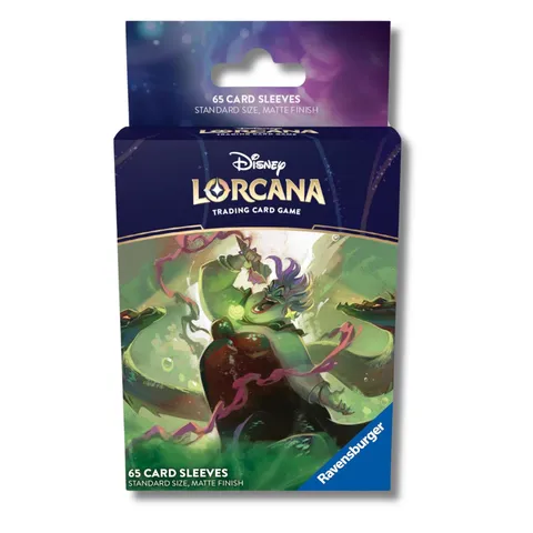 Ravensburger - Disney Lorcana TCG: Set 7 Bustine Carte Protettive Collezionabili Ursula