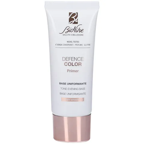 BioNike Defence Color - Primer Viso Make Up, Minimizza i Pori, Attenua le Rughe e