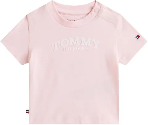 Tommy Hilfiger Newborn Monotype Logo Tee S/S KN0KN02146 Pink (Duchess Pink) 12 Month