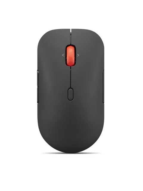 Lenovo Wireless Multi-Mode Pro Plus Mouse 6050 - Eclipse Black, mouse wireless multi-mode Bluetooth 5.3 e 2.4GHz con ricevitore USB, scroll 4 vie, 6 tasti, DPI fino a 4000