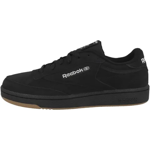 Reebok Club C 85, Scarpe da Ginnastica Unisex - Adulto, Cblack/Ftwwht/RBKLE3, 45 EU