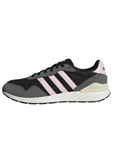 adidas Donna Run 60S 4.0 Shoes, Core Black/Clear Pink/Carbon, 36 2/3 EU