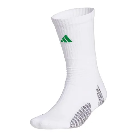 adidas Uomo Crew Socks, white/team green, 42-45