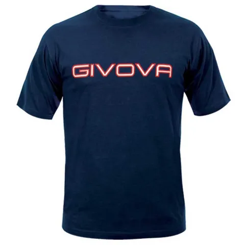 Givova Spot - Maglietta a Maniche Corte Unisex - Adulto, Blu, 2XL