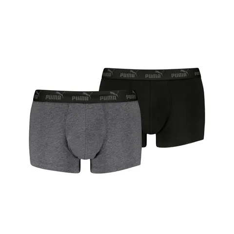 PUMA Men's Elements Trunk, Grey Combo, XXL (2er Pack)