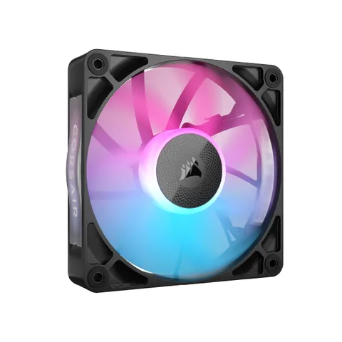 CORSAIR iCUE LINK RX120 RGB Ventola PWM da 120 mm - Cuscinetto a Cupola Magnetica - Ventola Singola - Nero