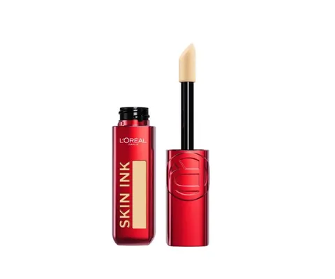 L'Oréal Paris Fondotinta Correttore 2 in 1, Copertura Semplice e Uniforme Fino a 48h