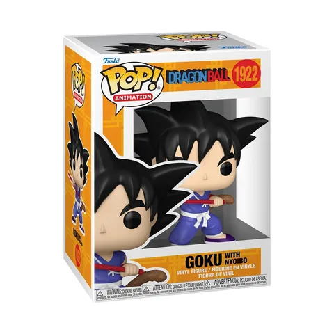 Funko Pop! Animation: Dragon Ball - Goku - (Nyoibou) - Figura in Vinile da Collezione