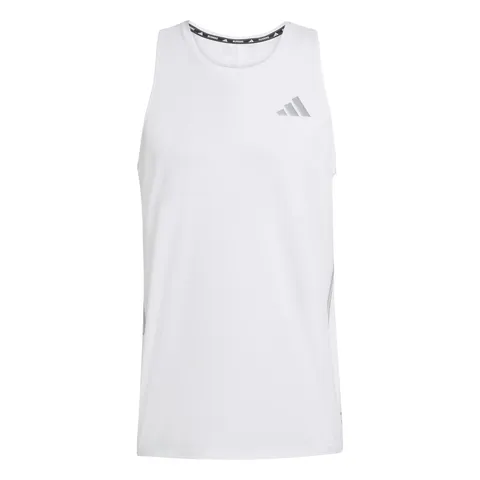 adidas Uomo Adi365 Running Climacool Iconic Tank Shirt, White, S