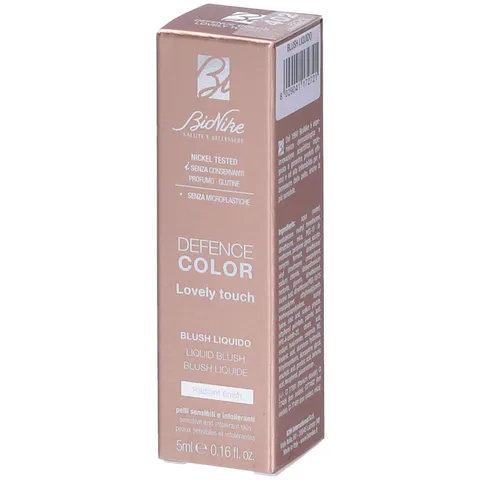Bionike Defence Color - Blush Liquido Viso Lovely Touch, a Lunga Tenuta, con Ceramide e