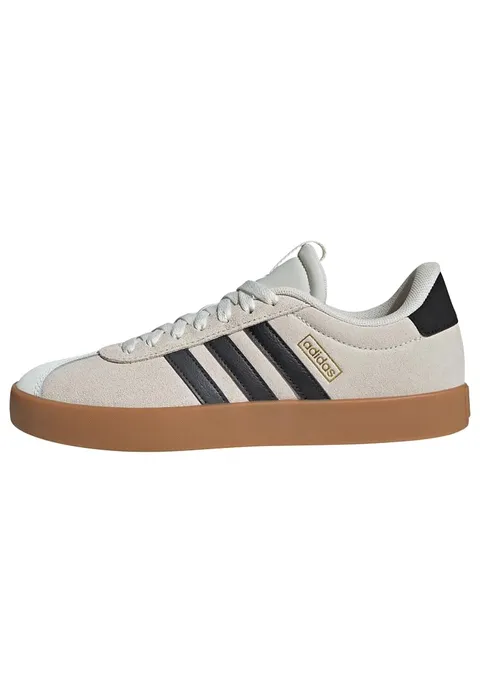 adidas Donna VL Court 3.0 Shoes, off White/Grey Six/Gold Metallic, 42 2/3 EU