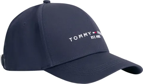 Tommy Hilfiger Uomo Cappellino TH Established Cappellino da Baseball, Blu (Desert Sky), Taglia Unica