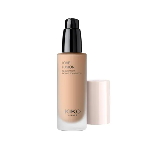 KIKO Milano Love Fusion 24H Moisture Radiant Foundation 5.5NR, Fondotinta Idratante A