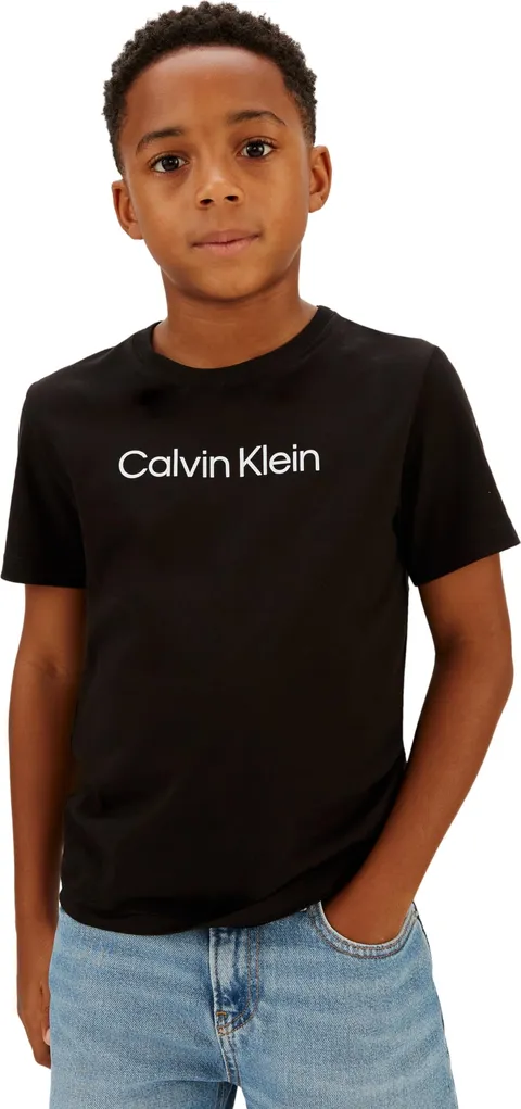 Calvin Klein T-Shirt Unisex INST. Logo SS IU0IU00682 S/S T-Shirt, Nero (CK Black), 4
