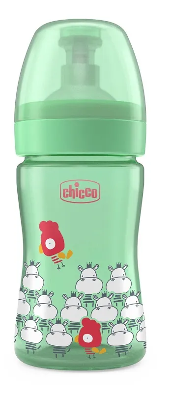 Chicco Tazza Antigoccia PUSH&PULL Verde